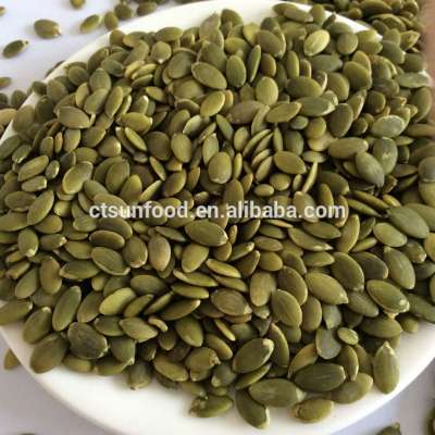 2017 new crop inner mongolia green pumpkin seeds kernel gradeAAA